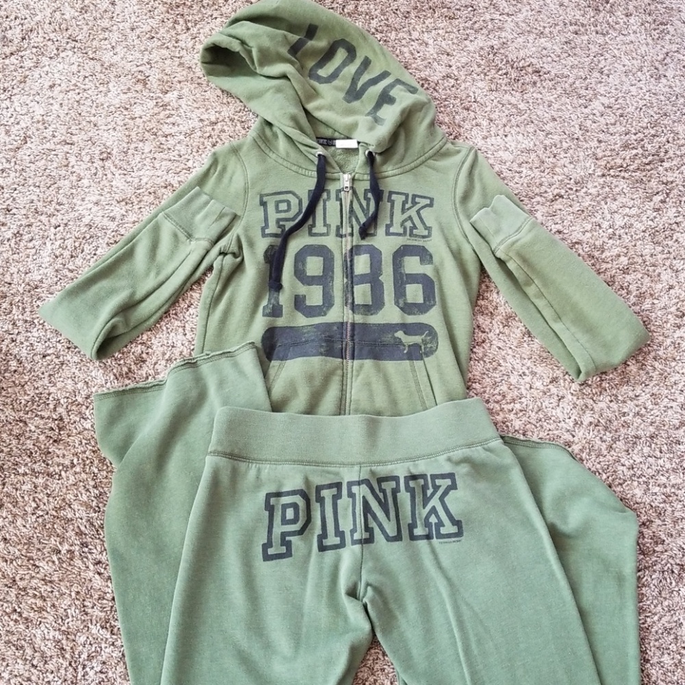Pink sweatsuit